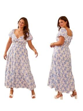 Arula Nadine Floral Maxi Dress size 2X